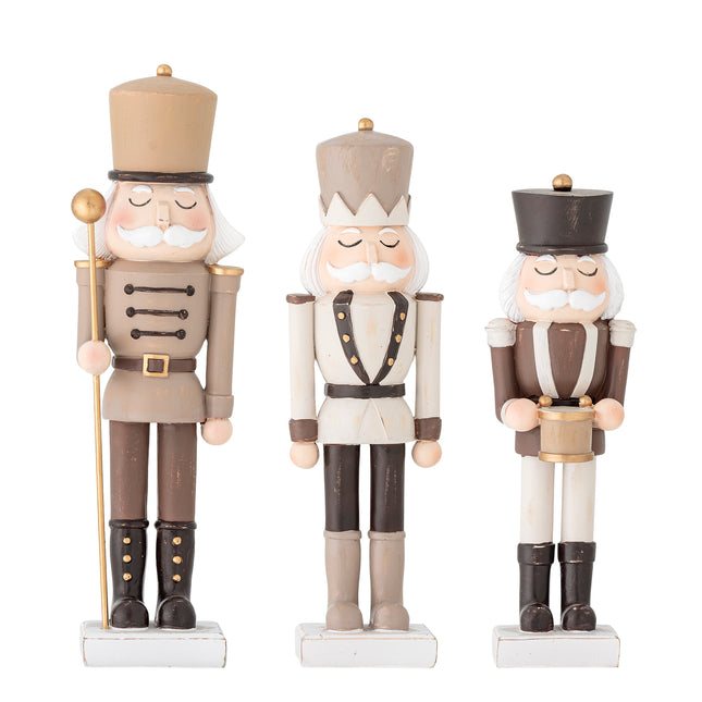 Bloomingville Darryl Deko Nussknacker 3er-Set