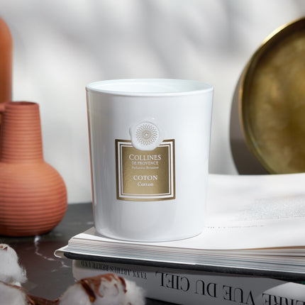 Collines de Provence Duftkerze Baumwolle 360 g