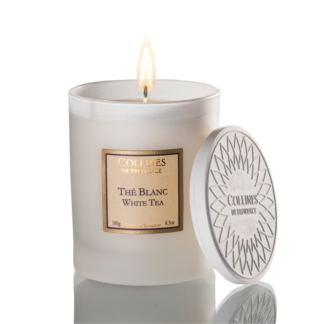 Collines de Provence Duftkerze Weißer Tee 180 g