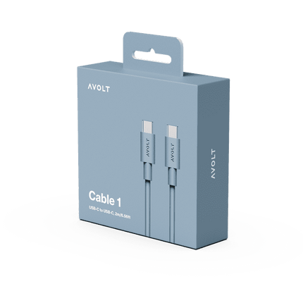 AVOLT Kabel USB-C zu USB-C Cable 1 blau