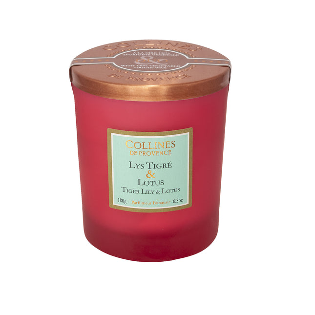 Collines de Provence Duftkerze Tiger-Lilie und Lotus 180 g