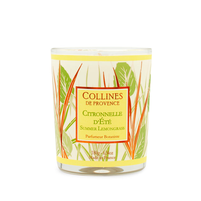 Collines de Provence Duftkerze Sommer-Zitronengras 180g