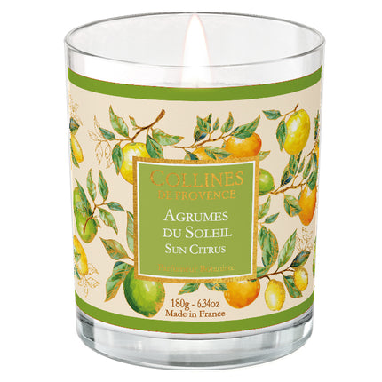 Collines de Provence Duftkerze Zitrusfrüchte der Sonne 180g