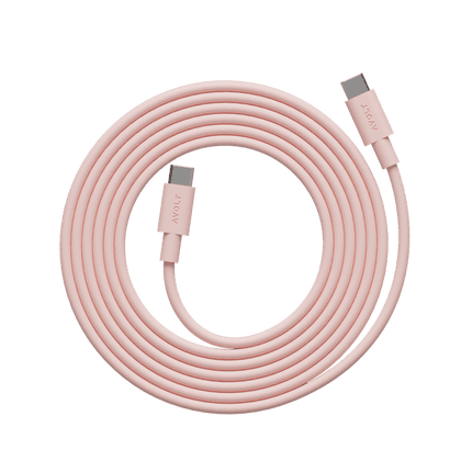 AVOLT Kabel USB-C zu USB-C Cable 1 rosa