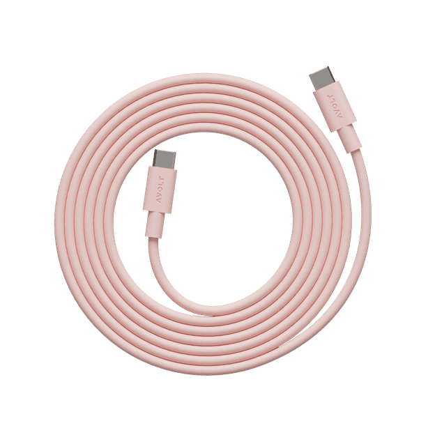 AVOLT Kabel USB-C zu USB-C Cable 1 rosa