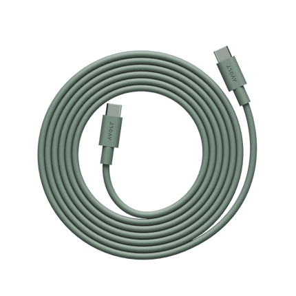 AVOLT Kabel USB-C zu USB-C Cable 1 grün