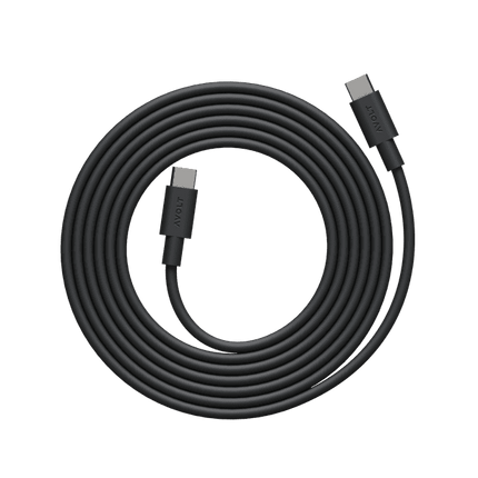 AVOLT Kabel USB-C zu USB-C Cable 1 schwarz