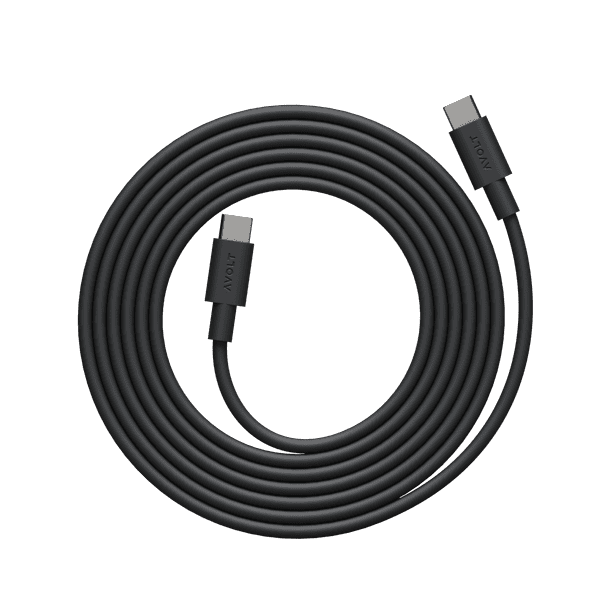 AVOLT Kabel USB-C zu USB-C Cable 1 schwarz