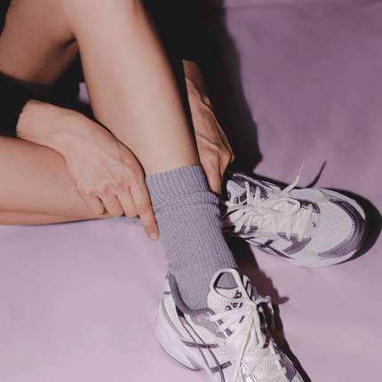 OOLEY Cashmere Socken in der Farbe Grey