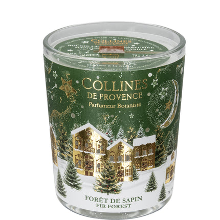 Duftkerze mit Tannenduft von Collines de Provence