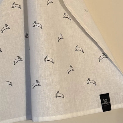 Kiss my Kitchen Geschirrtuch Hase