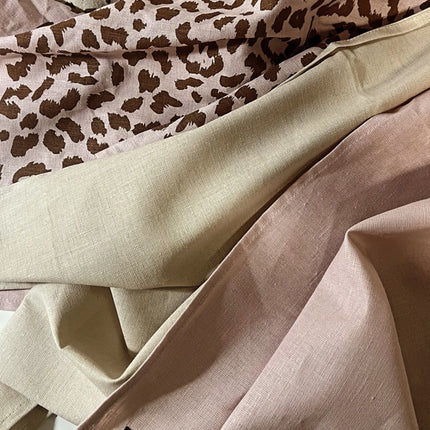 Kiss my Kitchen Geschirrtuch Leo rosa braun