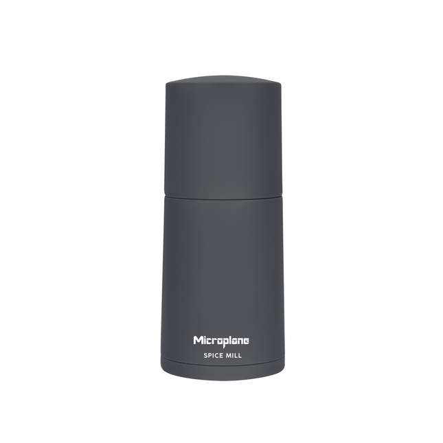 Microplane Gewürzmühle Anthrazit grau