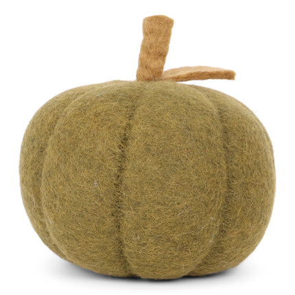 Filzkürbis als natürliche Dekoration für den Herbst