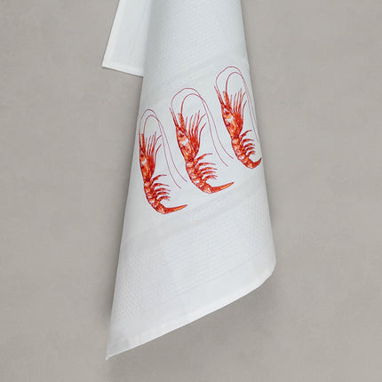 Vista Portuguese Geschirrtuch Garnelen