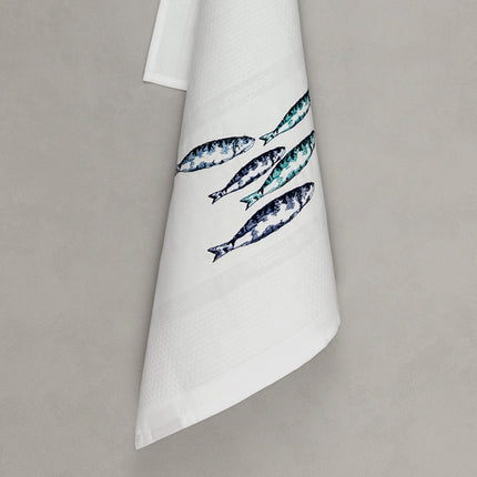 Vista Portuguese Geschirrtuch Sardinen