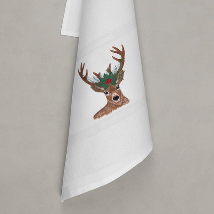 Vista Portuguese Geschirrtuch Weihnachtshirsch