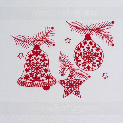 Vista Portuguese Geschirrtuch Weihnachtsornamente