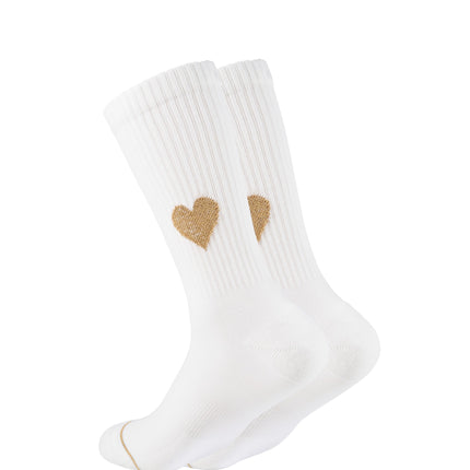Ooley Socken Glitter Love Gold M (39-43)