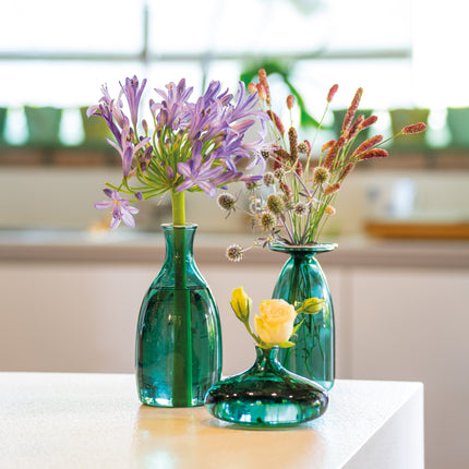 Zafferano Un fiore Vase grün