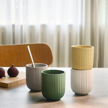 Knabstrup Keramik Becher Verda gelb 250 ml