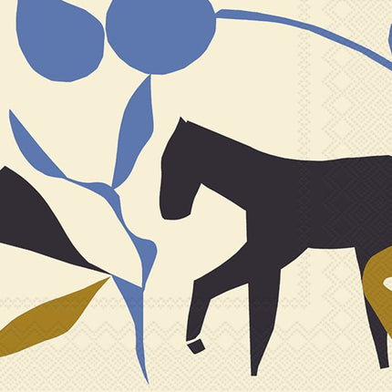 Marimekko Lunch-Servietten LAIDUN CREAM 33 x 33 cm