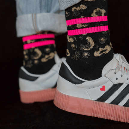 Ooley Socken Leo Allover Black M (39-43)