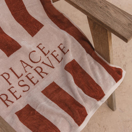 Place Reservee Strandtuch Tan 200x100 cm
