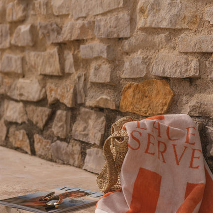 Place Reservee Strandtuch Peach 200x100 cm