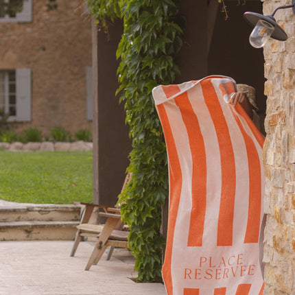 Place Reservee Strandtuch Peach 200x100 cm