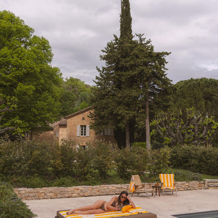 Place Reservee Strandtuch Gold 200x100 cm