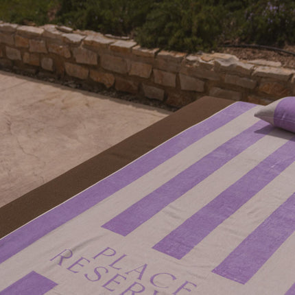 Place Reservee Strandtuch Lavendel 200x100 cm