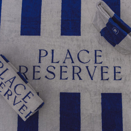 Place Reservee Strandtuch Mykonos Blue 200x100 cm