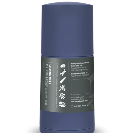 Microplane Gewürzmühle Denim blau