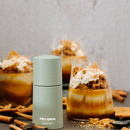 Microplane Gewürzmühle Salbei grün