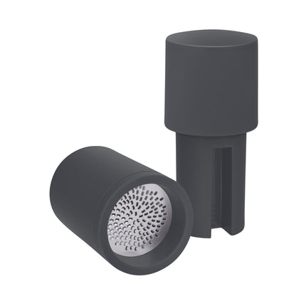 Microplane Gewürzmühle Anthrazit grau