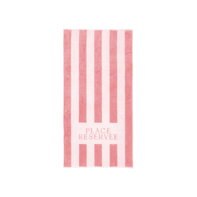 Place Reservee Strandtuch Pink Lemonade Petite 65x120 cm