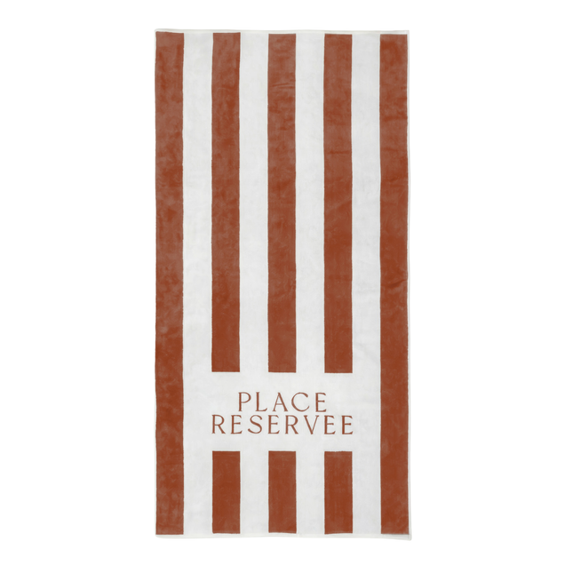 Place Reservee Strandtuch Tan Classic 200x100 cm