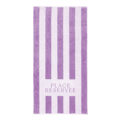 Place Reservee Strandtuch Lavendel Classic 200x100 cm
