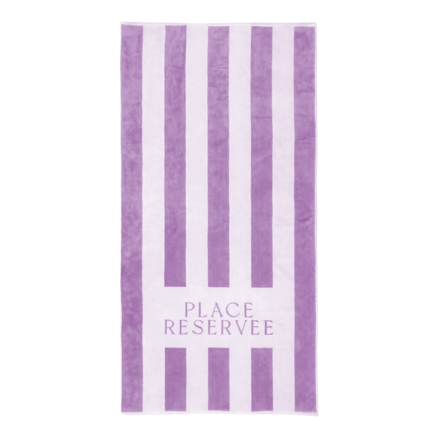 Place Reservee Strandtuch Lavendel Classic 200x100 cm