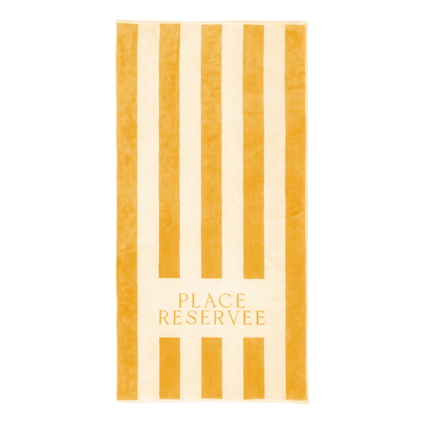 Place Reservee Strandtuch Gold Classic 200x100 cm
