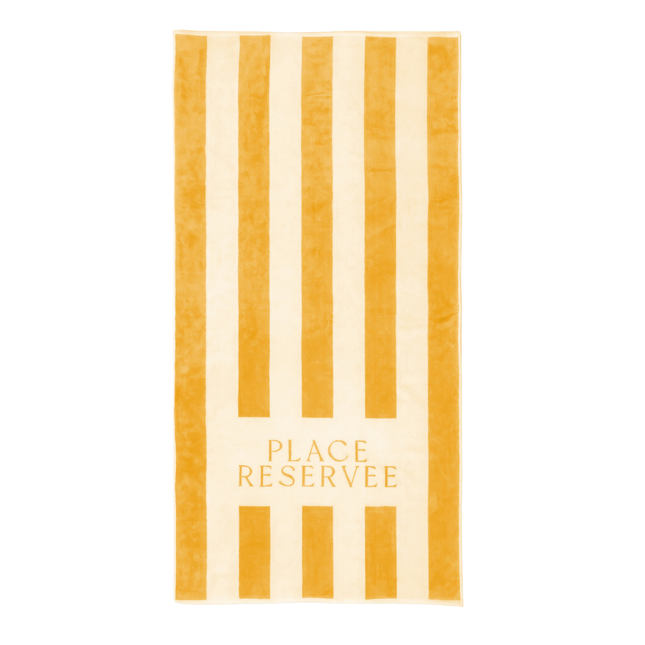 Place Reservee Strandtuch Gold Classic 200x100 cm