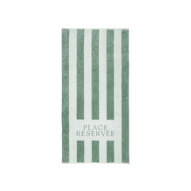 Place Reservee Strandtuch Eucalyptus Petite 65x120 cm