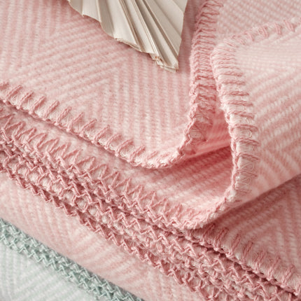 RIEMA Kuscheldecke Finn aus 100% Bio-Baumwolle rosa