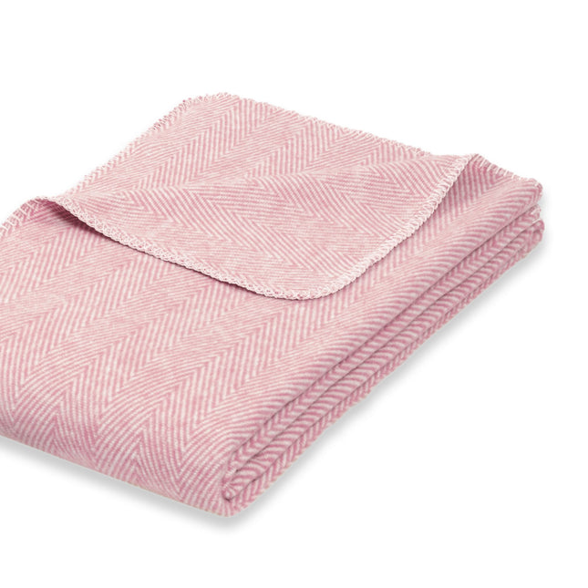 RIEMA Kuscheldecke Finn aus 100% Bio-Baumwolle rosa