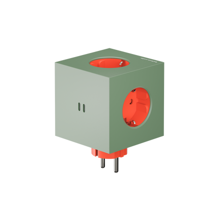 AVOLT Steckdose in Würfelform Square 2 Bauhaus-Archiv Gecko Bloom