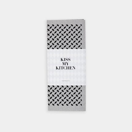 Kiss my Kitchen Schwammtuch Pali grau schwarz