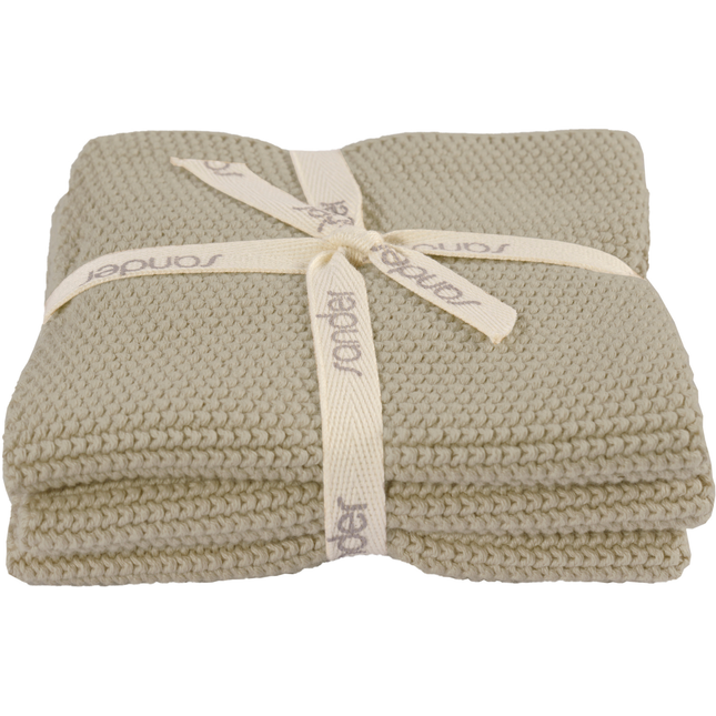 Spültuch beige aus 100 % Baumwolle