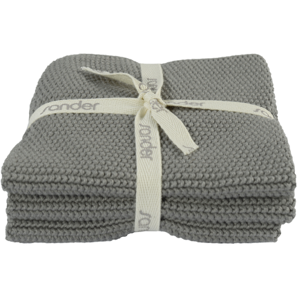 Sander Allstars Tuch 3er-Set in der Farbe 46 tin
