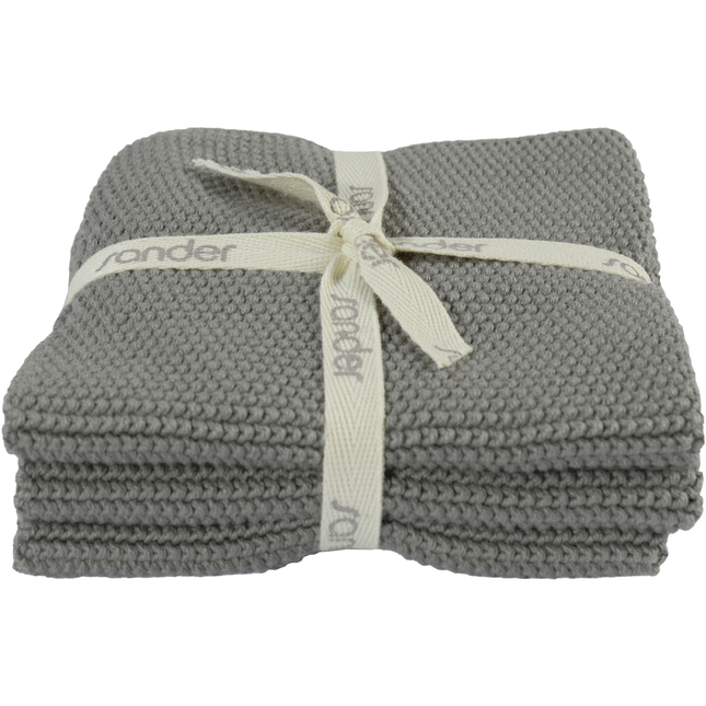 Sander Allstars Tuch 3er-Set in der Farbe 46 tin